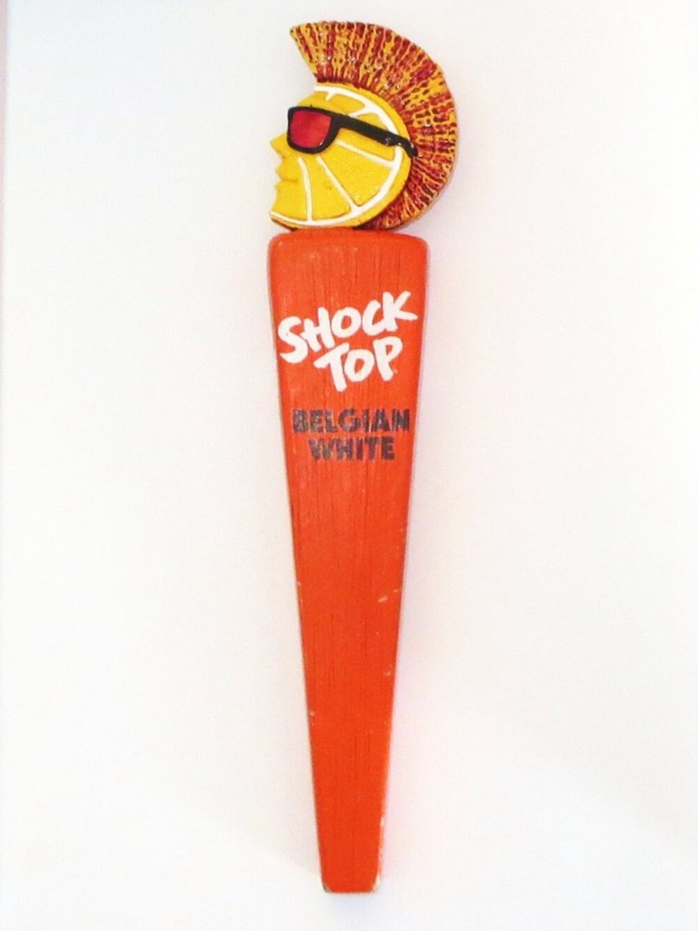 Shock Top Wood Beer Keg Tap Orange Belgian White Home Bar - Picture 5 of 7